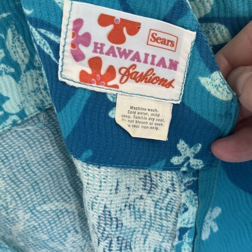 Sears Hawaiian Fashions Vintage 1970s Sleeveless … - image 8